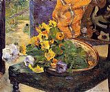 Paul Gauguin Famous Paintings - The Makings of a Bouquet